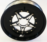 Keizer "Verbrand" Skinnies Rear Honda Drag Wheel - Black Barrel