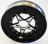 Keizer "Verbrand" Skinnies Rear Honda Drag Wheel - Black Barrel
