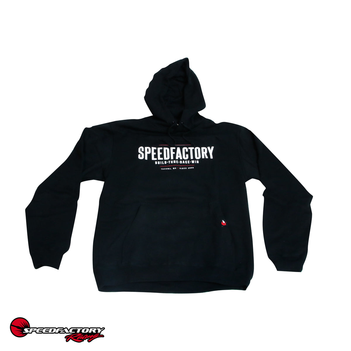 SpeedFactory Racing BTRW Black Hoodie – Dynamic Performance Racing