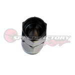 SpeedFactory Racing -12AN Straight black Hose End