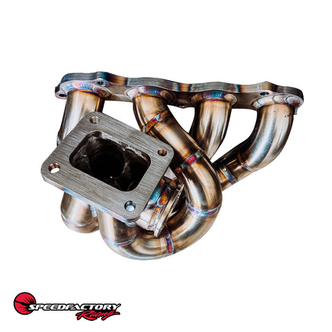 SpeedFactory Racing K-Series (Swap) EG / EK / DC Top Mount Turbo Manifold, Small / Medium Sized Turbos