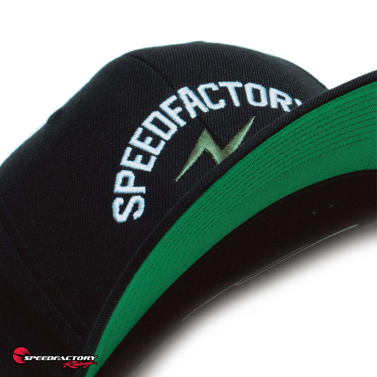 SpeedFactory Racing High Voltage Edition Embroidered Snapback Flat Bil ...