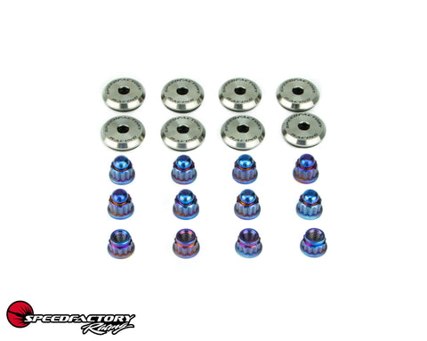 SpeedFactory Racing B-Series VTEC Titanium Valve Cover Hardware Kit