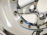Keizer "Verbrand" Skinnies Rear Honda Drag Wheel - Chrome Barrel