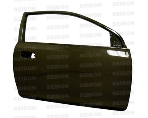 SEIBON OEM-STYLE CARBON FIBER DOORS FOR 1992-1995 HONDA CIVIC 2DR *OFF ROAD USE ONLY! (PAIR)