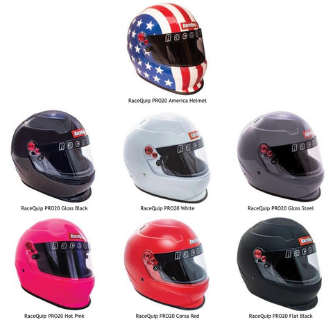 Racequip PRO20 Snell SA2020 Full Face Helmets