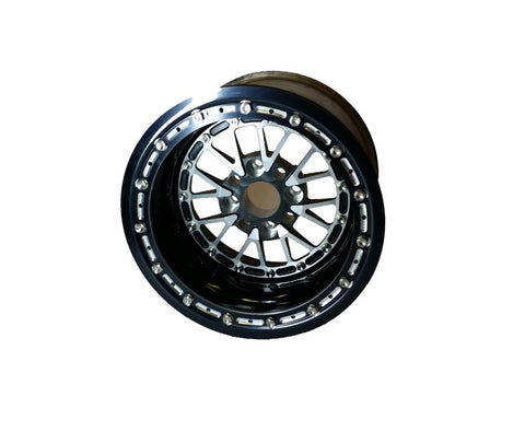 Keizer "Rook" Honda Drag Wheel- Black Barrel